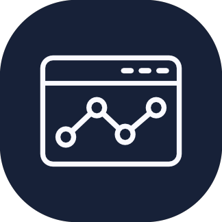 Contract analysis and findings chart icon